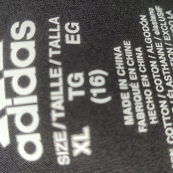 New Adidas multicolored strip jogger sweatpants size  XL(16) - Picture 5 of 5